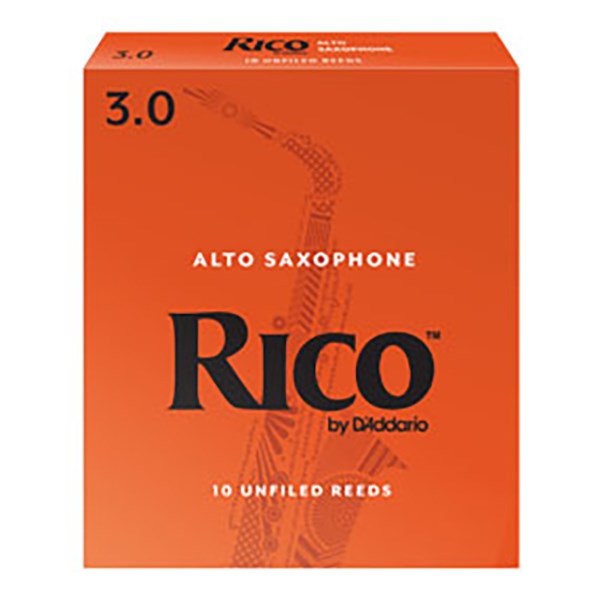 D'Addario Rico RJA2530 Alto Sax Reeds, Strength 3.0 - 1 Piece